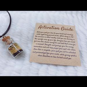 Release & Heal Spell Jar Necklace